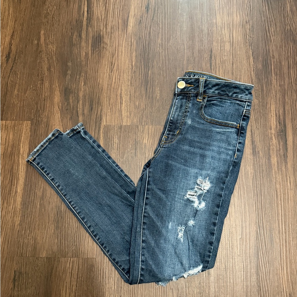 American Eagle Outfitters Dark Blue Jeggings